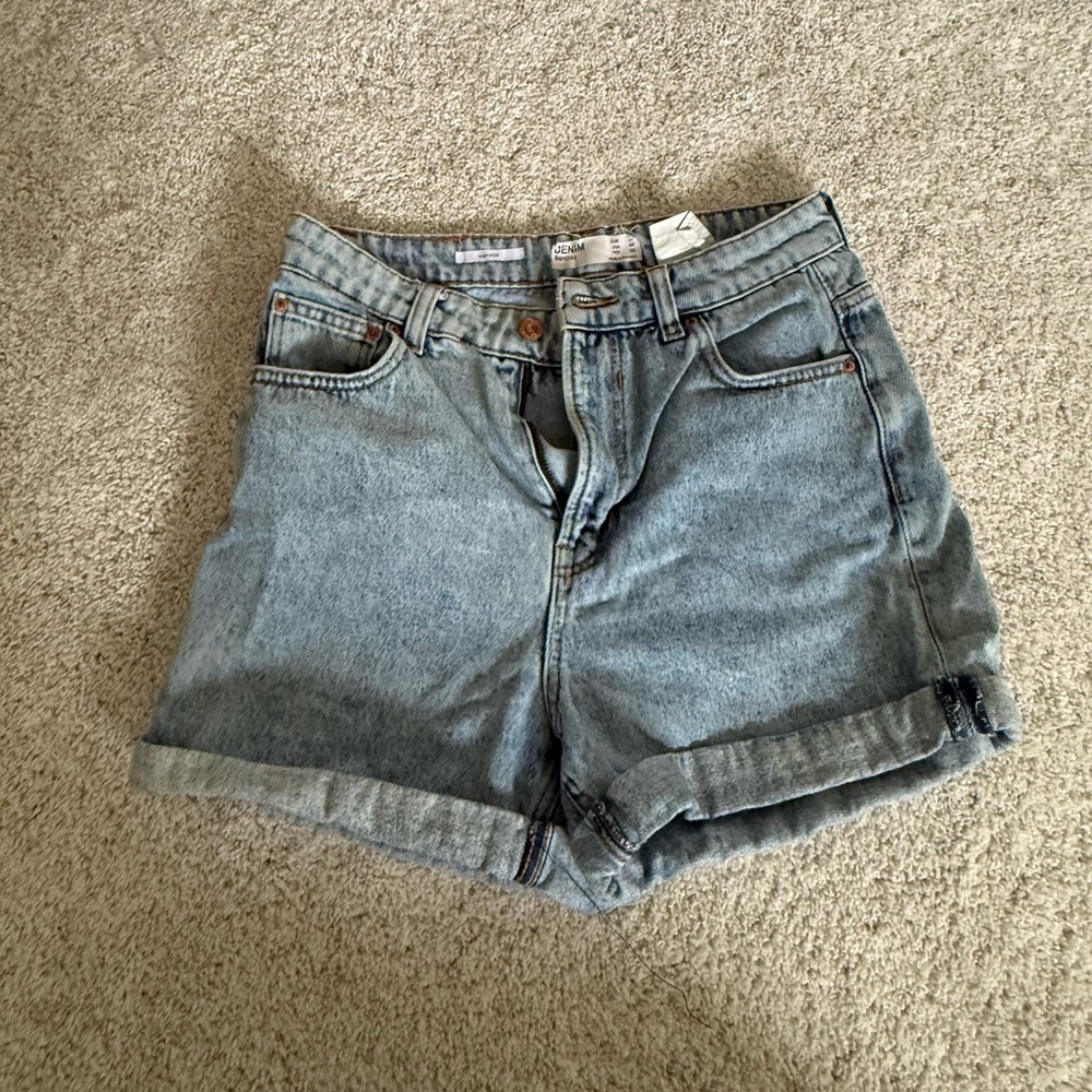 Bershka mom denim shorts